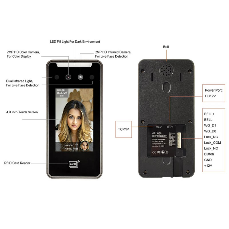 AI21 Dynamic Face Recognition Terminal